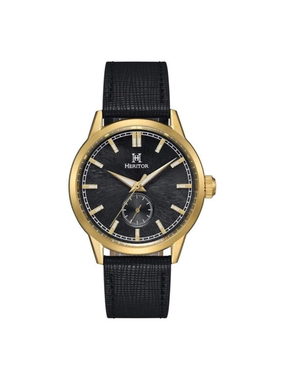 NWT Heritor Argento Automatic Black Dial Men's Watch